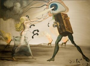 salvador-dali-burning-giraffes-and-telephones